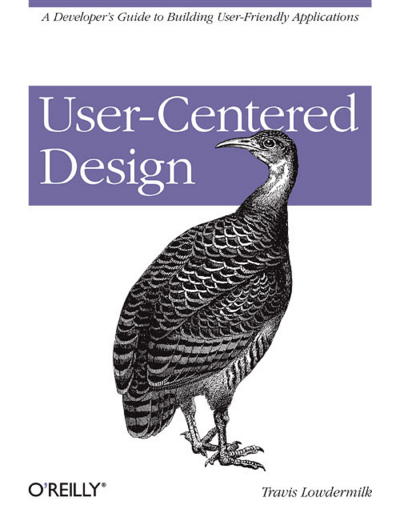 Book cover: User-Centered Design